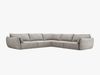Micadoni Ecksofa Kaelle 7-Sitzer Chenille Over The Horizon Hellgrau Bild 2