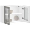 vidaXL Küchen-Hängeschrank mit Glastür Porto Grau Sonoma 854093 Bild 5