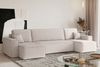 Kaiser Möbel Ecksofa mit schlaffunktion und bettkasten, Couch U-form BEST stoff Neve, Schlaffunktion, Bettzeugaufbewahrung, komfortabel Bild 5