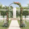 vidaXL Gartenbogen Uni Schwarz 115 x 37 x 226 cm 42021348 Bild 4