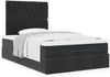 vidaXL Ottoman-Bett mit Matratzen Schwarz 120x190 cm Samt 3313531 Bild 4