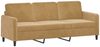 vidaXL 3-tlg. Sofagarnitur Braun Samt 3201941 Bild 5