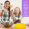 wisefood Silikonform Silikonform Kuchen - gelb "Happy Birthday" Ø, (1-tlg) Bild 3