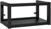 vidaXL Badezimmer-Waschtischgestell mit Waschbecken Schwarz Eisen 3101383 Bild 3