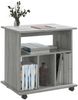 vidaXL Rollschrank Grau Sonoma 60x45x60 cm Holzwerkstoff 826355 Bild 4