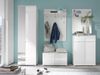 Garderobenschrank >Suzette< in Weiß aus MDF - 60x198x40cm (BxHxT) Bild 4