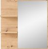 Garderoben-Set >Bari< (2-teilig) weiss matt / Eiche - 78x190x38cm (BxHxT) Bild 4