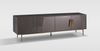 Livin Hill 'Stilig' TV-Schrank, MDF graphit, 60 x 40 x 200 cm Bild 2