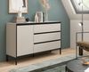 Sideboard Torello in kaschmir und schwarz 136 cm Bild 2