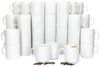 MamboCat Becher 48er Set Event Kaffeebecher 250ml weiß Porzellan-Tassen stapelbar, Porzellan Bild 2