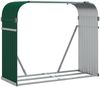 vidaXL Kaminholzunterstand Grün 120x45x100 cm Verzinkter Stahl 364543 Bild 2