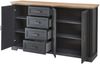 Sideboard >JASMIN< (BxHxT: 182x102x41 cm) in Artisan/graphit Bild 2