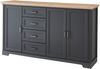 Sideboard >JASMIN< (BxHxT: 182x102x41 cm) in Artisan/graphit Bild 3