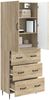 vidaXL Schrankset 2 pcs Sonoma-Eiche 66 x 34,5 x 90 cm Holzwerkstoff 3416639 Bild 2