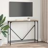 vidaXL Konsolentisch Artisan-Eiche 102 x 23 x 75 cm Holzwerkstoff 882221 Bild 4