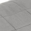 vidaXL Gewichtsdecke Stoff, 1 x Gewichtsdecke, Hellgrau, 122x183 cm, Baumwolle, 5 kg Bild 4