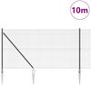 vidaXL Schweißdrahtzaun mit Spikes 10 x 1 m PVC-beschichteter Stahl 3352163 Bild 3