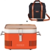 Everdure 'Cube' tragbarer Holzkohlegrill, Orange, 38 x 32 x 22 cm, mit Transporttasche