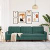 vidaXL 3-Sitzer-Sofa Dunkelgrün 210 cm Samt 4007646 Bild 3