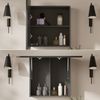 Badspiegelschrank Zino Anthrazit 70 x 50 cm mit Regalen Vicco Bild 5