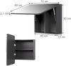 Badspiegelschrank Zino Anthrazit 70 x 50 cm mit Regalen Vicco Bild 2