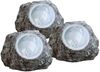 Solar-Gartenstrahler mit strahlendem Licht "Stein" Design Bild 4