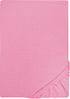 Biberna Jersey-Spannbetttuch, 100 % Baumwolle, Pink, 1x 90x190 cm - 100x200 cm Bild 5