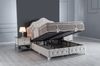 Villa Möbel Boxspringbett Perla (Bett Set (mit Matratze), Liegefläche 180x200), Bettkasten mit XXL Stauraum und Gasdruckfedern für einfache Handhabung Bild 3