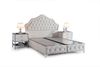 Villa Möbel Boxspringbett Perla (Bett Set (mit Matratze), Liegefläche 180x200), Bettkasten mit XXL Stauraum und Gasdruckfedern für einfache Handhabung Bild 2