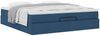 vidaXL Ottoman-Bett mit Matratzen Blau 200x200 cm Stoff 3311140 Bild 5
