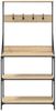 vidaXL Bäckerregal mit Haken 4 Böden Sonoma-Eiche Holzwerkstoff 838959 Bild 5