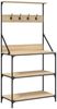 vidaXL Bäckerregal mit Haken 4 Böden Sonoma-Eiche Holzwerkstoff 838959 Bild 2