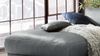 KAWOLA Sofa LOLA Ecksofa Leder grau mit motorischer Relaxfunktion Recamiere links 82 x 178 x 233 cm Bild 4