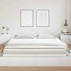 vidaXL Bodenbettrahmen Weiß 200 x 220 cm Massives Kiefernholz 869759 Bild 3