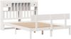 vidaXL Massivholzbett mit Regal ohne Matratze Weiß 140x190 cm Kiefer 3321827 Bild 3