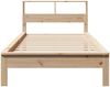 vidaXL Massivholzbett mit Regal ohne Matratze 100x200 cm Kiefer 855717 Bild 4