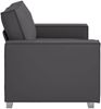 vidaXL Zweisitzer-Sofa Grau 160 cm Kunstleder 4105047 Bild 5
