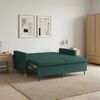 vidaXL Schlafsofa Ausziehbar Dunkelgrün Stoff 42033343 Bild 4