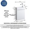 Faizee Home Badmöbel-Set Badmöbel-Set 40 cm Badeschrank Waschtisch Unterschrank Spiegel Bild 4