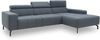 DOMO Collection Cunelli, Ecksofa mit Kopfstützfunktion, Webstoff blau, 292 x 175 cm Bild 3