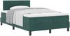 vidaXL Boxspringbett mit Kopfteil Dunkelgrün 120 x 190 cm Samt 3339161 Bild 2