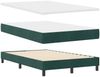vidaXL Boxspringbett mit Kopfteil Dunkelgrün 120 x 190 cm Samt 3339161 Bild 5