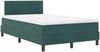 vidaXL Boxspringbett mit Kopfteil Dunkelgrün 120 x 190 cm Samt 3339161 Bild 4
