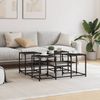 vidaXL Couchtisch Schwarz 91x91x40 cm Holzwerkstoff 839073 Bild 3