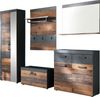 INOSIGN Garderoben-Set Ilana, (Set, 5-St), Garderobenmöbel im modernen Industrial Style mit antikfarbenen Griffen Bild 2