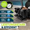 tillvex Sandfilteranlage 10 m³/h Filteranlage + 800g Filterbälle 7-Wege Ventil Poolfilter, Filterkessel mit Druckanzeige Sandfilter für Pool und Schwimmbecken Bild 4