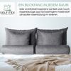Selfitex Sofakissen 6-tlg. Kissen Set, 2x großes Kissen/2x kleines Kissen/2x Nackenrolle, (6er Set, 2x 60x80 cm, 2x 50x50 cm, 2x 19x65 cm), für Sofa, Couch, Bett oder als Polster jeglicher Art Bild 4