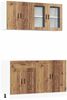 vidaXL 4-tlg. Küchenschrank-Set Porto Altholz-Optik Holzwerkstoff 3314879 Bild 2