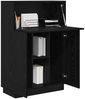vidaXL Schreibtisch Schwarz Eichen-Optik 71.5 x 31.5 x 106.5 cm 869483 Bild 3