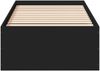 vidaXL Bettgestell Schwarz 90x190 cm Holzwerkstoff 3281064 Bild 4